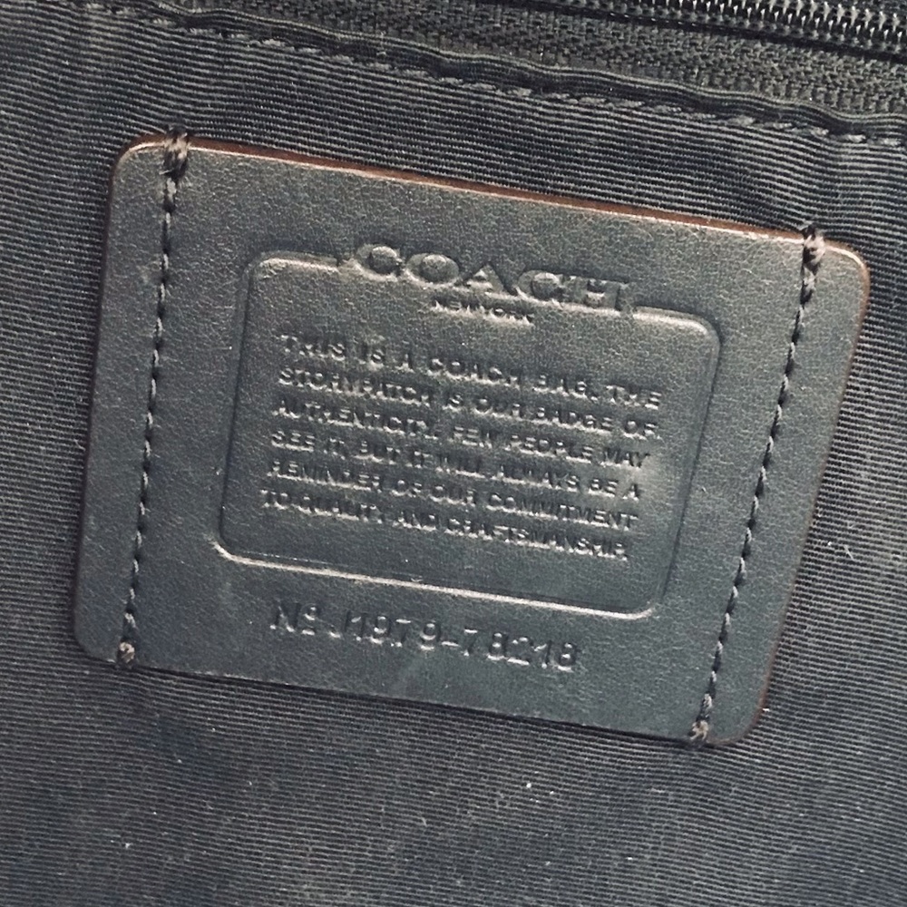 Coach Signature Chain Central Leather Tote, - Picture 12 of 16